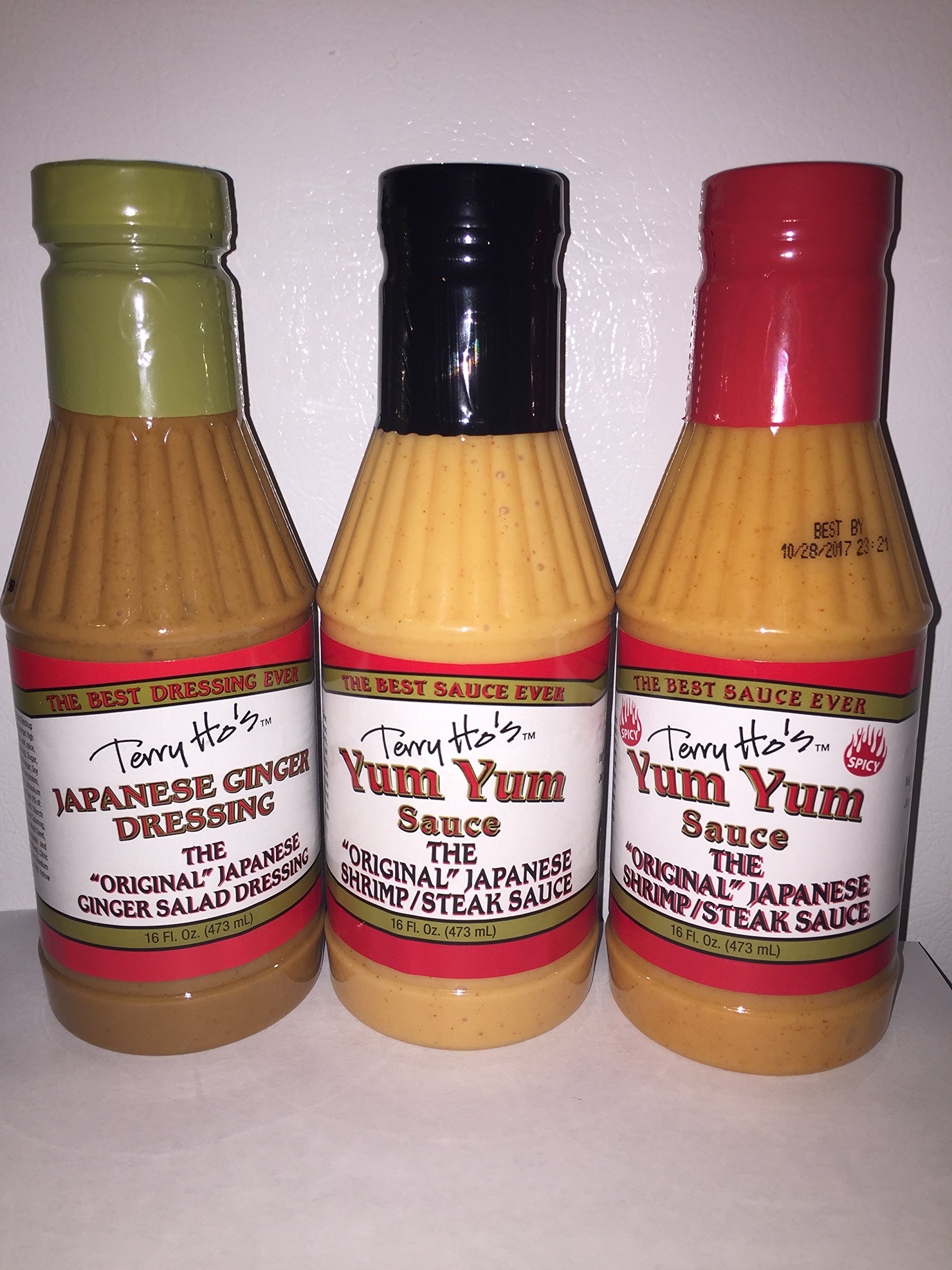 Buy Terry Ho's Japanese Variety Pack Japanese Ginger Dressing,Yum Yum Original Sauce and Yum Yum