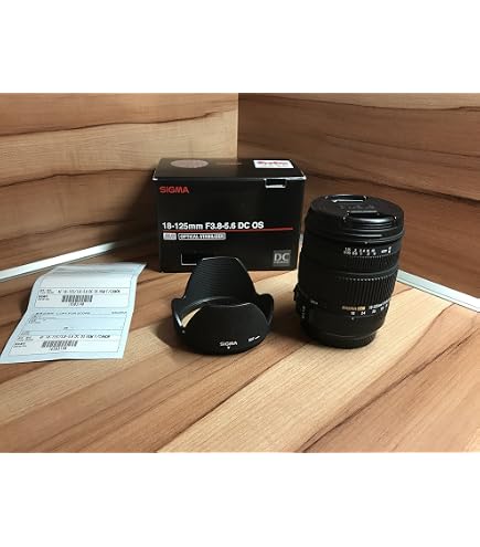 Amazon.com : Sigma 18-125mm f/3.8-5.6 AF DC OS HSM Zoom Lens for