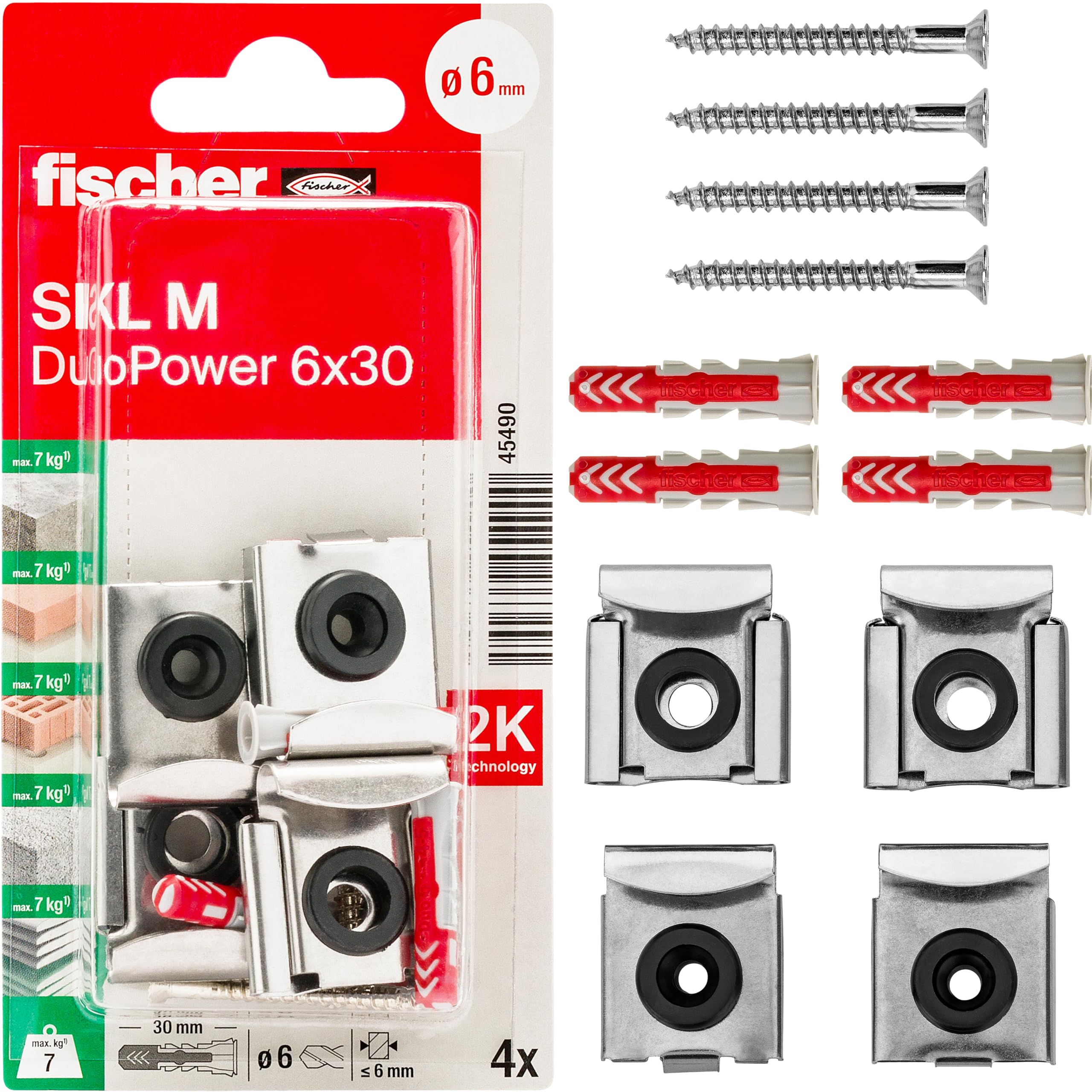 Fischer 045490 – Blister Portaespejos SKL-M K NV