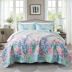 HoneiLife Quilt Set - King Size Floral