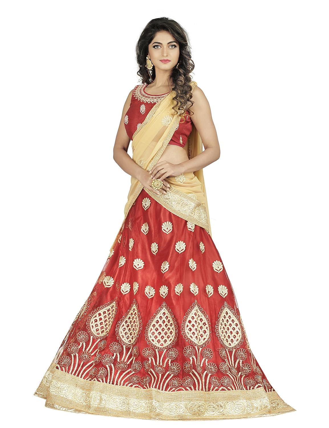 oomph! women's net dress material