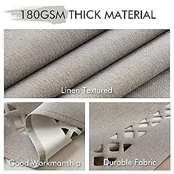 MIULEE Taupe Polyester Linen Rectangle Tablecloth