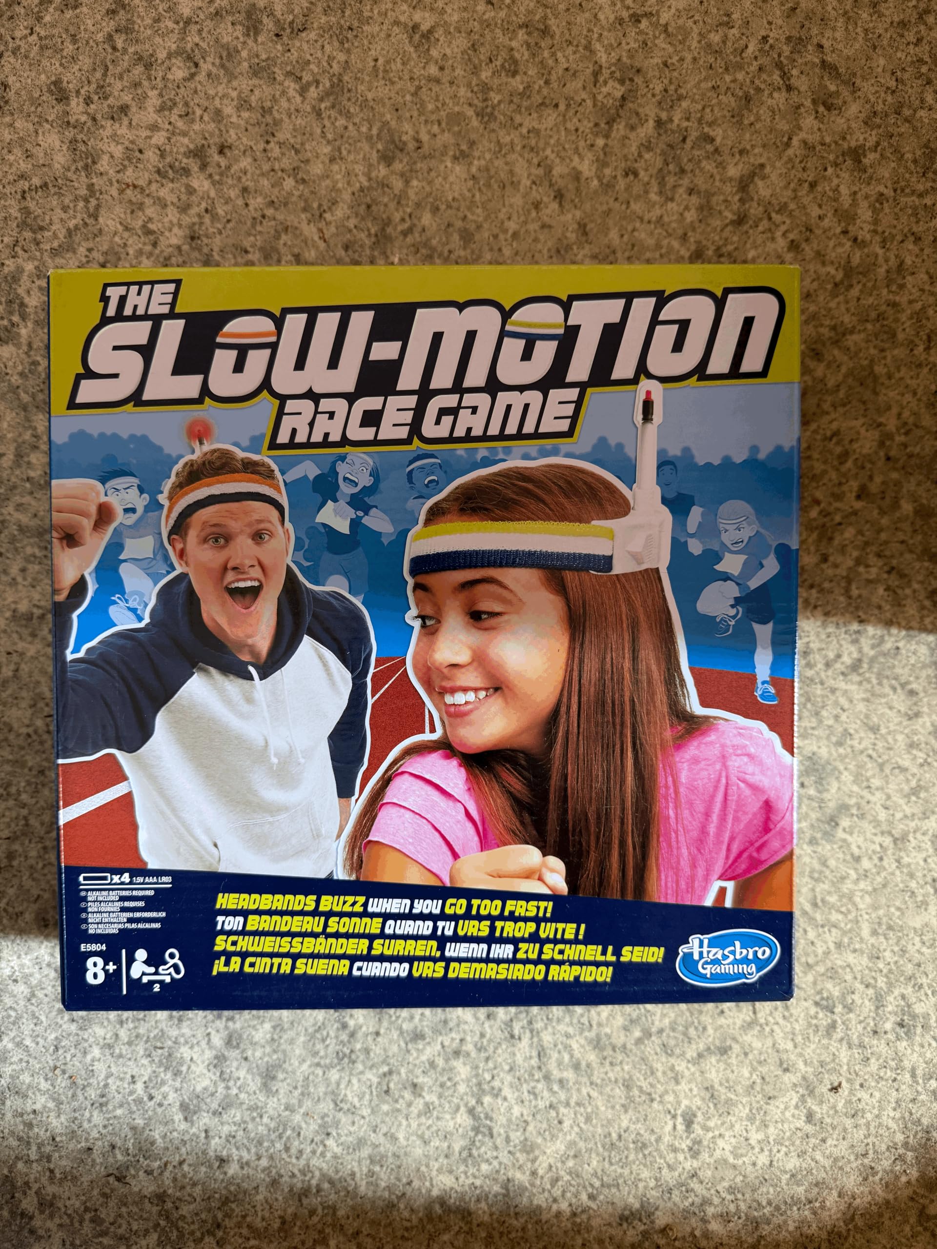 Juegos en Familia Hasbro - The Slow Motion Race Game, Multicoloured (E5804EU4)