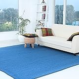 Wool Area Rug 8x10 ft Handmade Woven Rectangle