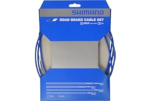 Shimano Dura-Ace Road brake cable set with PTFE coated inner wire, blue