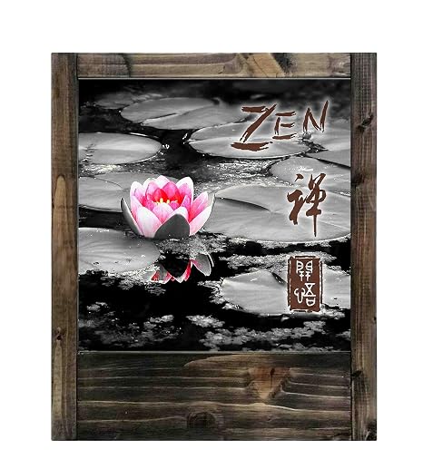 Lampe En Bois Fleur De Lotus Zen Amazonfr Luminaires Et