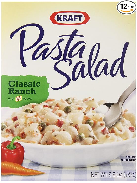 Kraft pasta salad - Classic ranch with Oscar mayer bacon (021000649365)