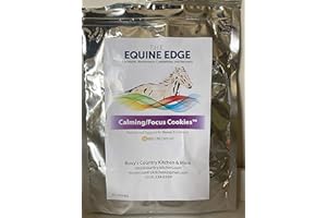 T.H.E. EQUINE EDGE Calming/Focus Cookies - Natural Horse Supplements for Calming & Focus, 30 Cookies