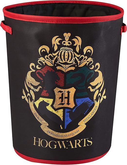 Harry Potter Circular Storage Bin with Handles, Black Amazon.co.uk