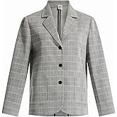 Anne Klein Women's Plaid Blazer