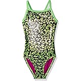 The Finals Adult Women's Disco Cat Foil Flutter Back Swimsuits