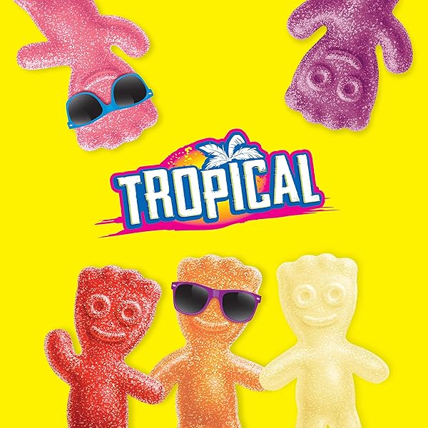 SOUR PATCH KIDS TROPICAL SOFT & CHEWY CANDY, 8 OZ