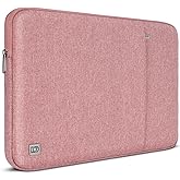 DOMISO 17 inch Laptop Sleeve Case Notebook Bag Protective Carrying Handbag for 17.3" Notebook/Dell Inspiron/MSI GS73VR Stealth Pro/IdeaPad 300 320 321/HP Envy/LG Gram 17"/ASUS ROG Strix GL702VS,Pink