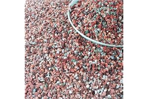 AVALUTION 18lb Mix Horticultural Lava Rock Pebbles Pumice Potting Soil Amendment Succulent Cactus Bonsai Gritty Rock Decorative Gravel Plant Drainage Volcanic Rock for Aquarium Fairy Gardening Top Dressing