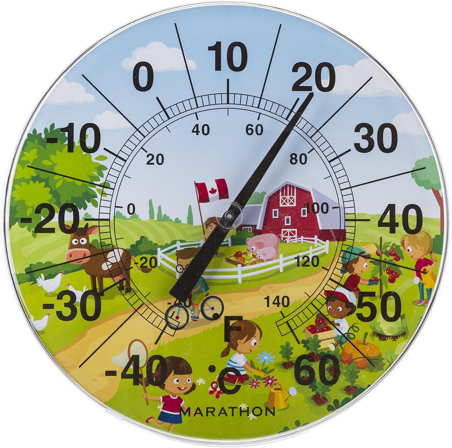 Marathon Housewares BA030002FA Canadian 12" Indoor/Outdoor Dial