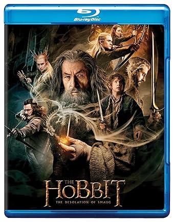 Amazon Com The Hobbit The Desolation Of Smaug Two Disc Blu Ray Ian Mckellen Martin Freeman Richard Armitage Benedict Cumberbatch Evangeline Lilly Lee Pace Luke Evans Ken Stott James Nesbitt Orlando Bloom Peter Jackson