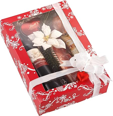 25 X Caja De Cartón 36 cm x 25 cm/Ventana de cartón/regalo de Navidad: Amazon.es: Hogar