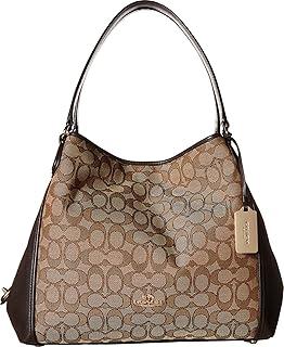 coach horse and carriage jacquard edie 31 shoulder bag