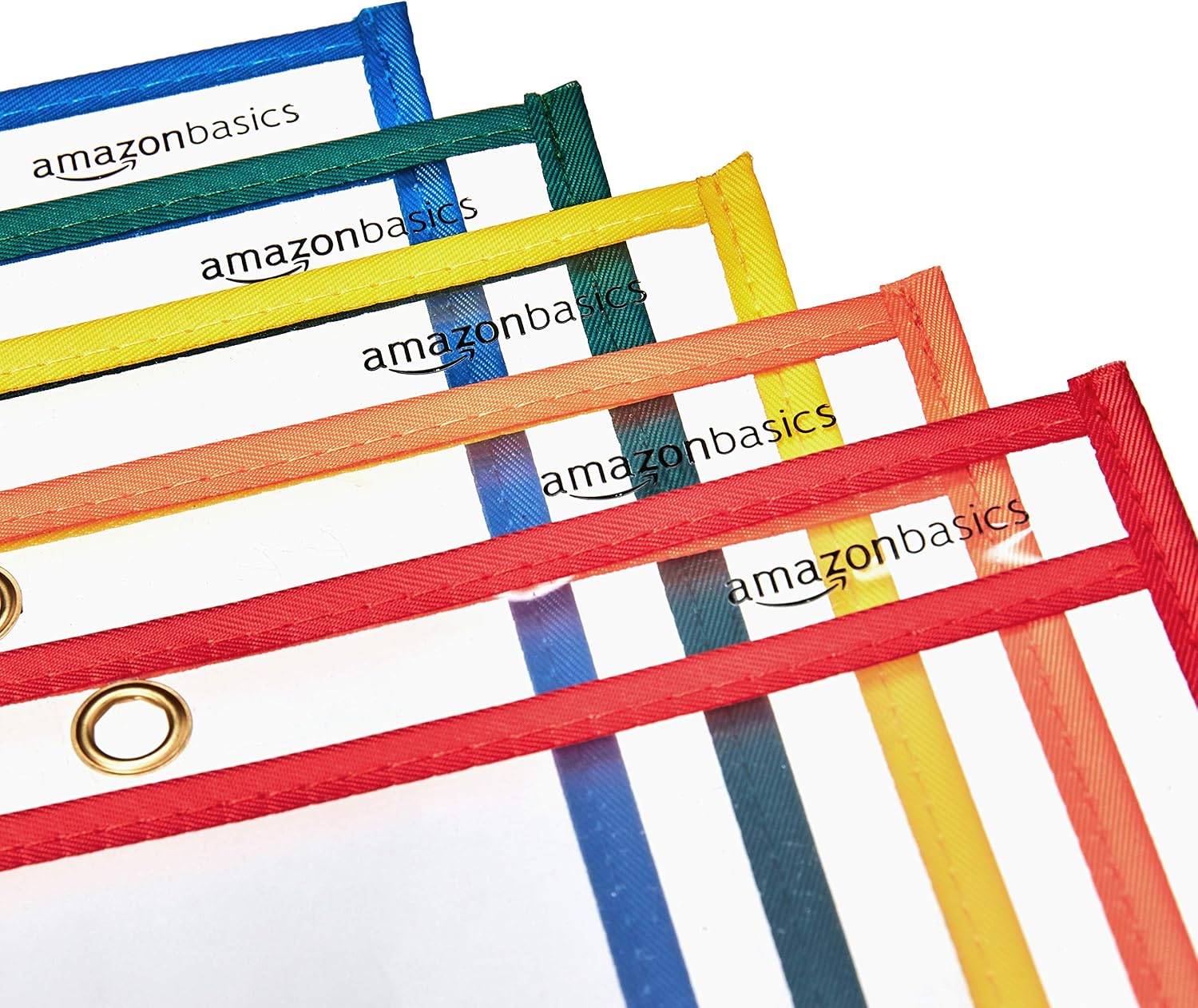 Amazon Basics Heavy Duty Dry Erase Ticket Holder Pockets, 21.6 cm X 28 cm, Pack of 25, Multicolor, 21.6 x 28 cm - Image 4