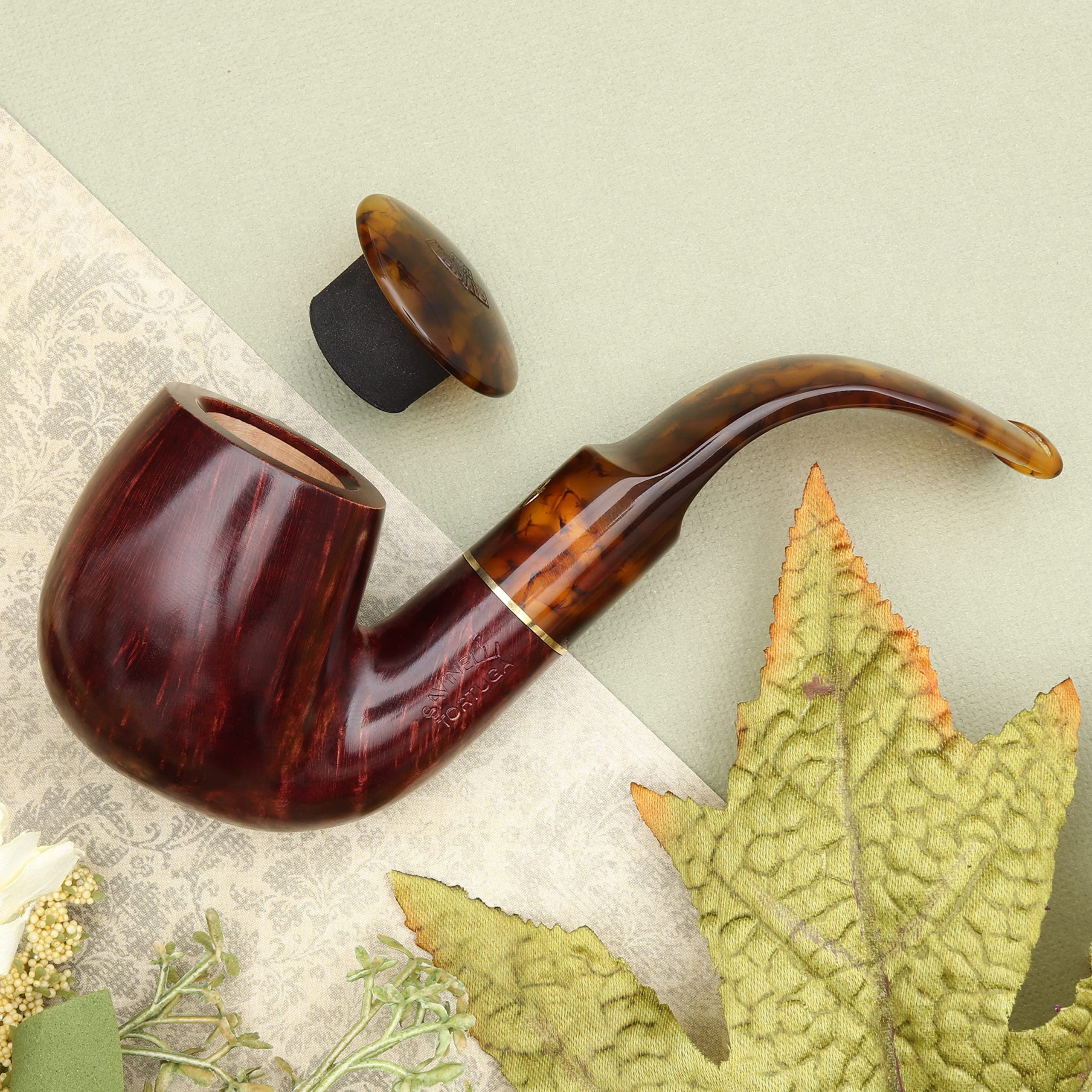 Mua Tortuga Series Handmade Italian Briar Pipe, Oom Paul Style Turtle ...