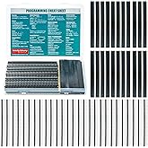 Lonely Binary 75pcs 2.54mm Male hearder and Female Breadboard Pin Headers (20x40-pin Female headers, 55x40-pin Male headers) with Storage Case Compatible with Arduino ESP32 STEM DIY Projects