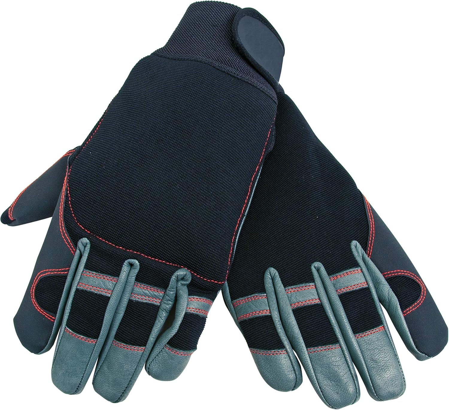 Oregon Chainsaw Gloves, 4 Way Stretch PPE Clothing, Pair of Professional Chainsaw Protective Gloves, Leather, Black - Image 3