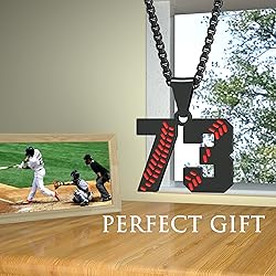 Suweibuke Inspiration Baseball Necklaces Baseball