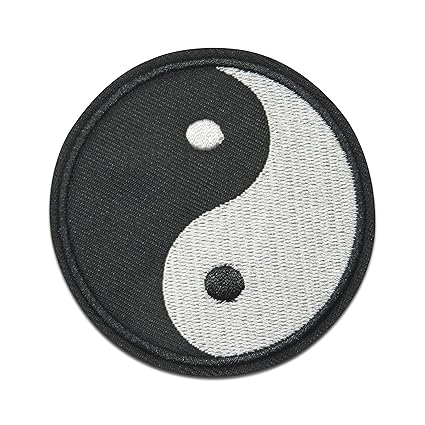 Finally Home Yin und Yang Bügelbild Patch zum Aufbügeln | Patches, Aufbügelmotive