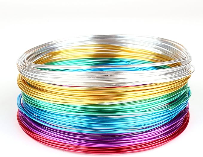 Fil En Aluiniu De Calibre 18 Pour Fabrication De Bijoux, Fil