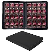 KUOOKING 1408+ Pockets Trading Card Binder, 16-Pocket Card Ablum Compatible with MTG,Sports Cards & Other Standard Size Tradi
