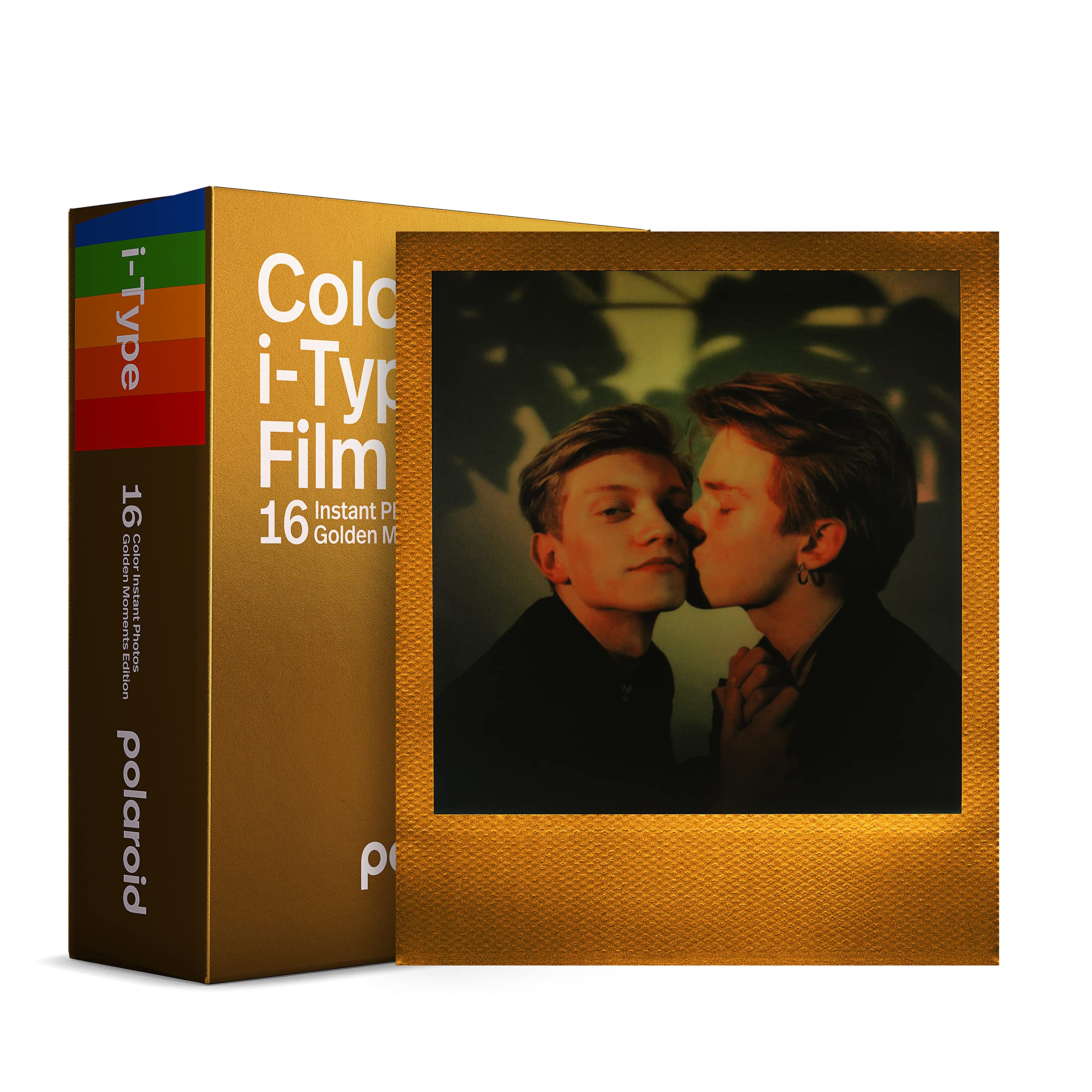 Photo 1 of Polaroid i-Type Color Film - Golden Moments Edition Double Pack (16 Photos) (6034)
