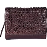 VILENCA HOLLAND Premium Genuine Leather Women's Wallet: RFID Blocking, Multiple Card Slots, Zipper Pocket - Stylish & Durable - Perfect for Everyday Use (VL-408-Brown)