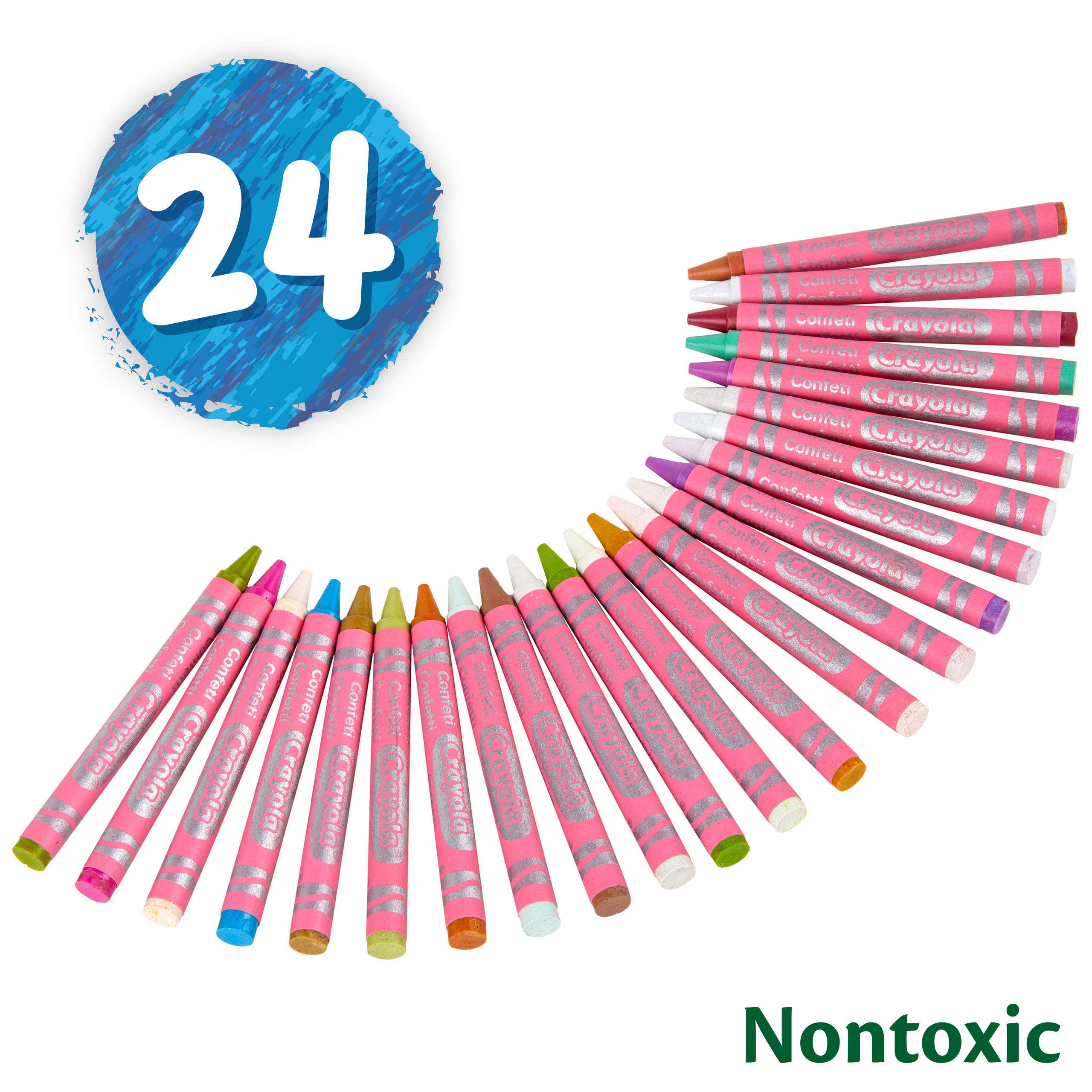 24 ct. Confetti Crayons