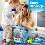 Mega Bloks Big Building Bag 60 Blocks 9 Colors 1 Storage Bag Ages 1+ view 5