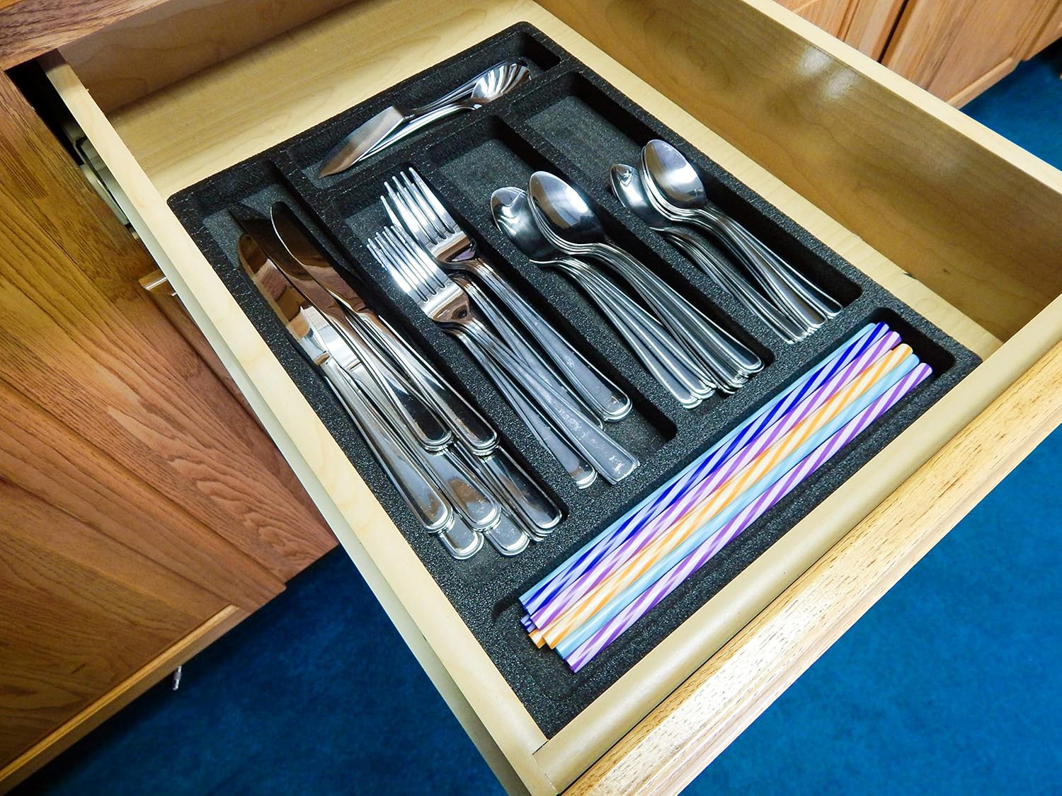 Amazon Com Polar Whale Flatware Silverware Drawer Organizer