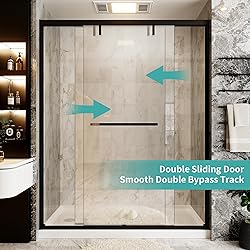 56-60 in. W x 76 in. H Double Sliding Shower