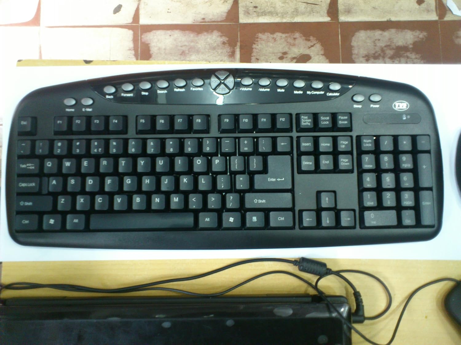 Amazon.in Buy TVS Combo of 2.4 GHz Champ Wireless Multimedia Keyboard