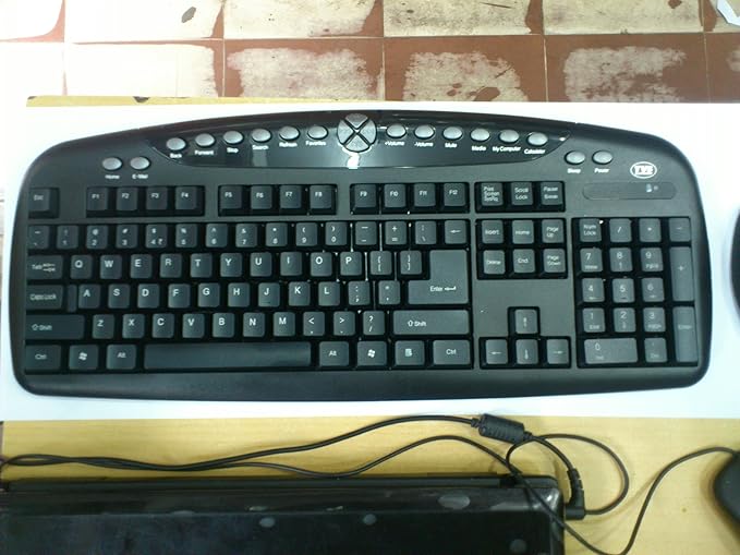 Amazon.in Buy TVS Combo of 2.4 GHz Champ Wireless Multimedia Keyboard