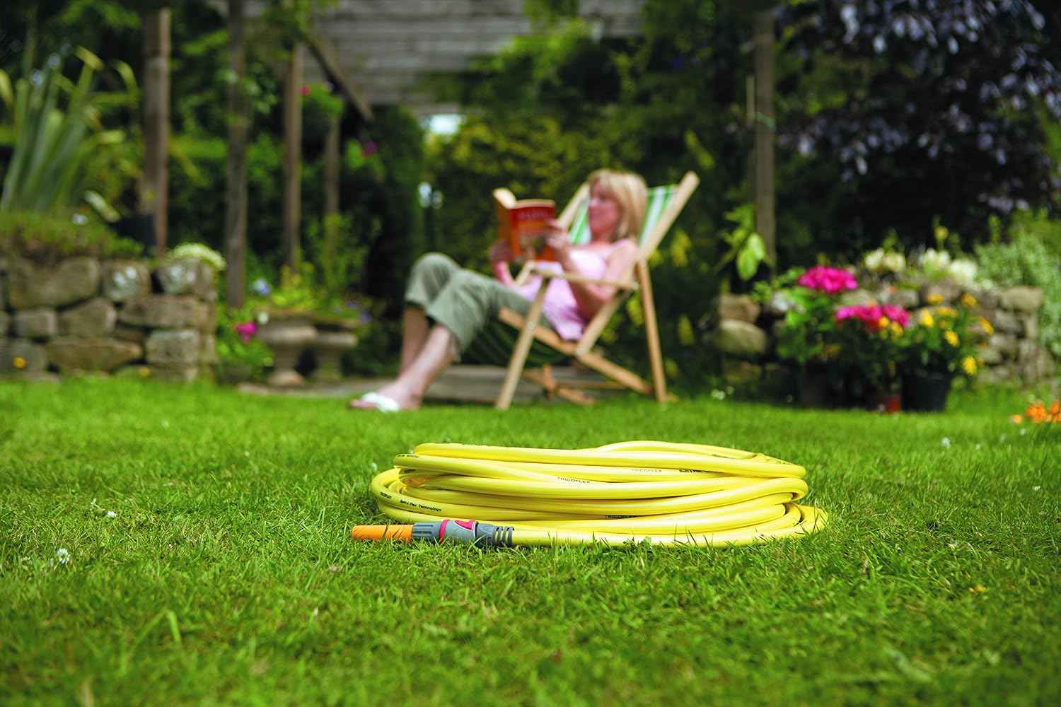 HOZELOCK - SUPER TRICOFLEX JAUNE 15-25M - 139071, No Color, 15 mm x 25 m - Image 4