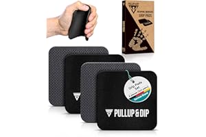 PULLUP & DIP Neoprene Grip Pads for Weightlifting [Set of 4], Workout Alternative to Gym Gloves, for Weightlifting & Calisthe