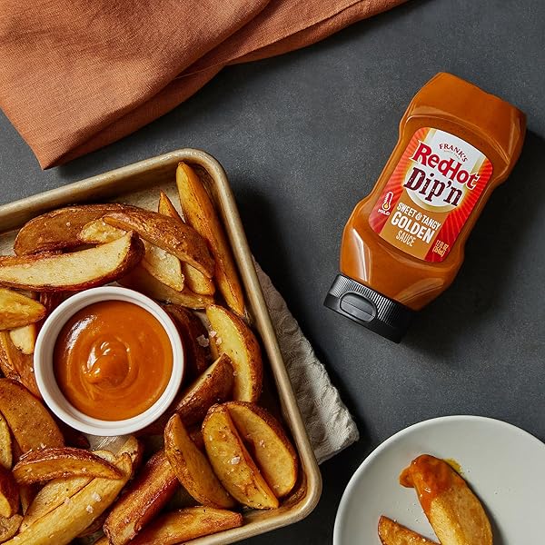 FRANK’S REDHOT DIP’N SWEET & TANGY GOLDEN SAUCE, 12 FL OZ