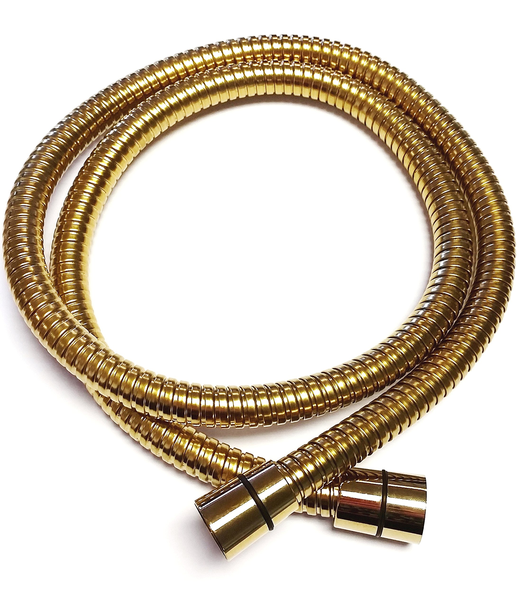 Triton Showers Shower Hose, 1.25 Metres, Gold, Anti Kink, Universal Fit, Shower Parts Replacement, Triton Spares