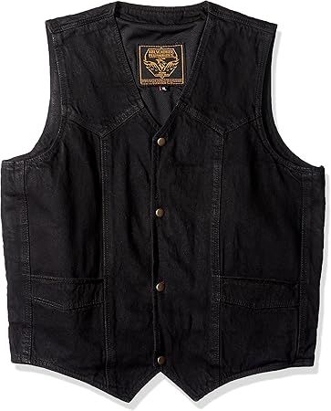 milwaukee denim vest