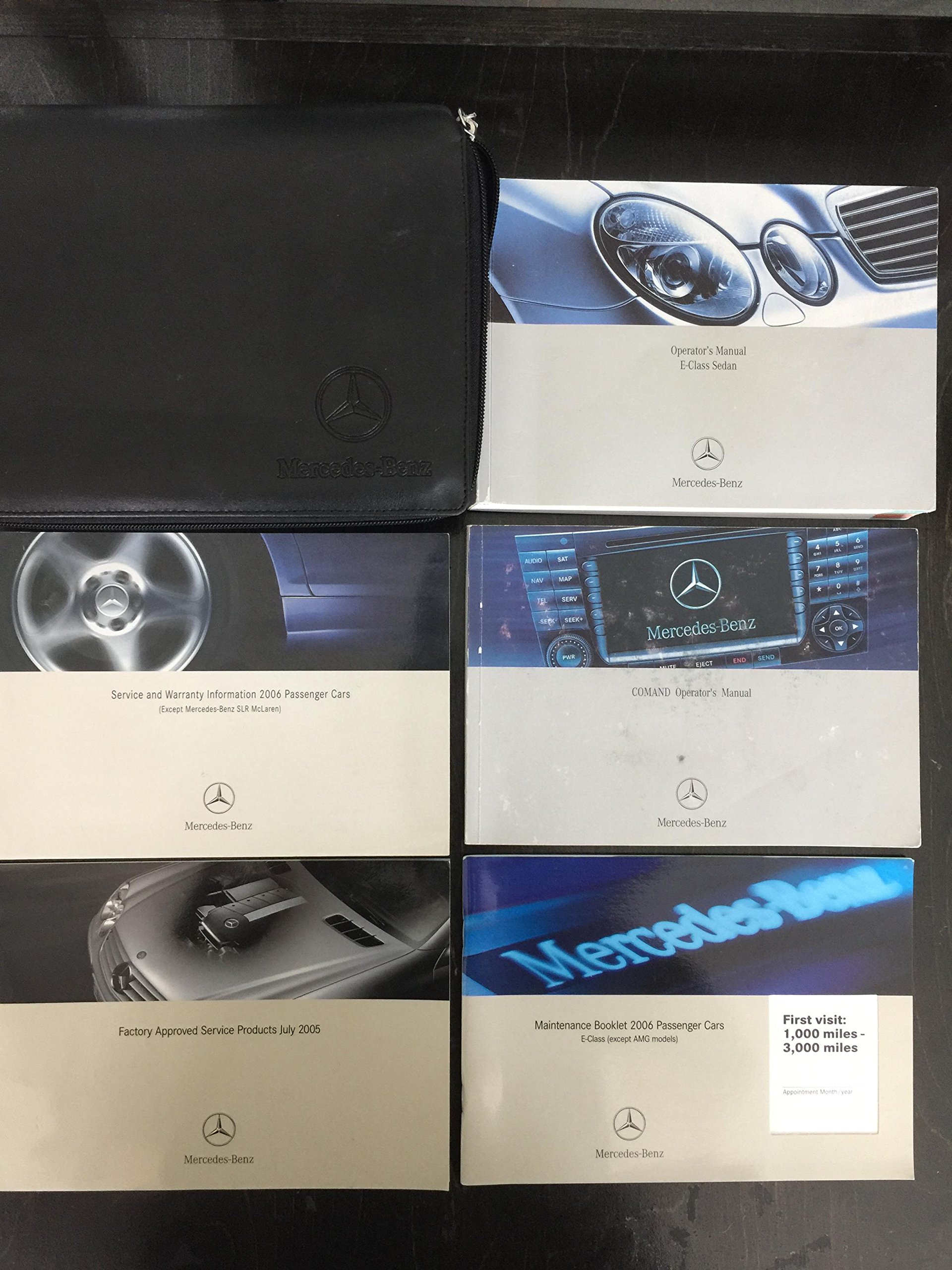 2006 MERCEDES E CLASS SEDAN OWNER'S MANUAL SET W/ COMAND Paperback – 2006