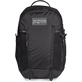 JanSport 28L All Around Pack - 15 inch Laptop Sleeve, Black | Versatile Rucksack w/Hydration Sleeve, Reflective Accents &amp; Safety Whistle