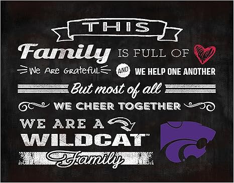 Amazon Kh スポーツファン 9 75インチ 7 75インチ カンザス州立大学ワイルドキャッツ 家族 チアコラージュライトボックスインサート インテリア オンライン通販