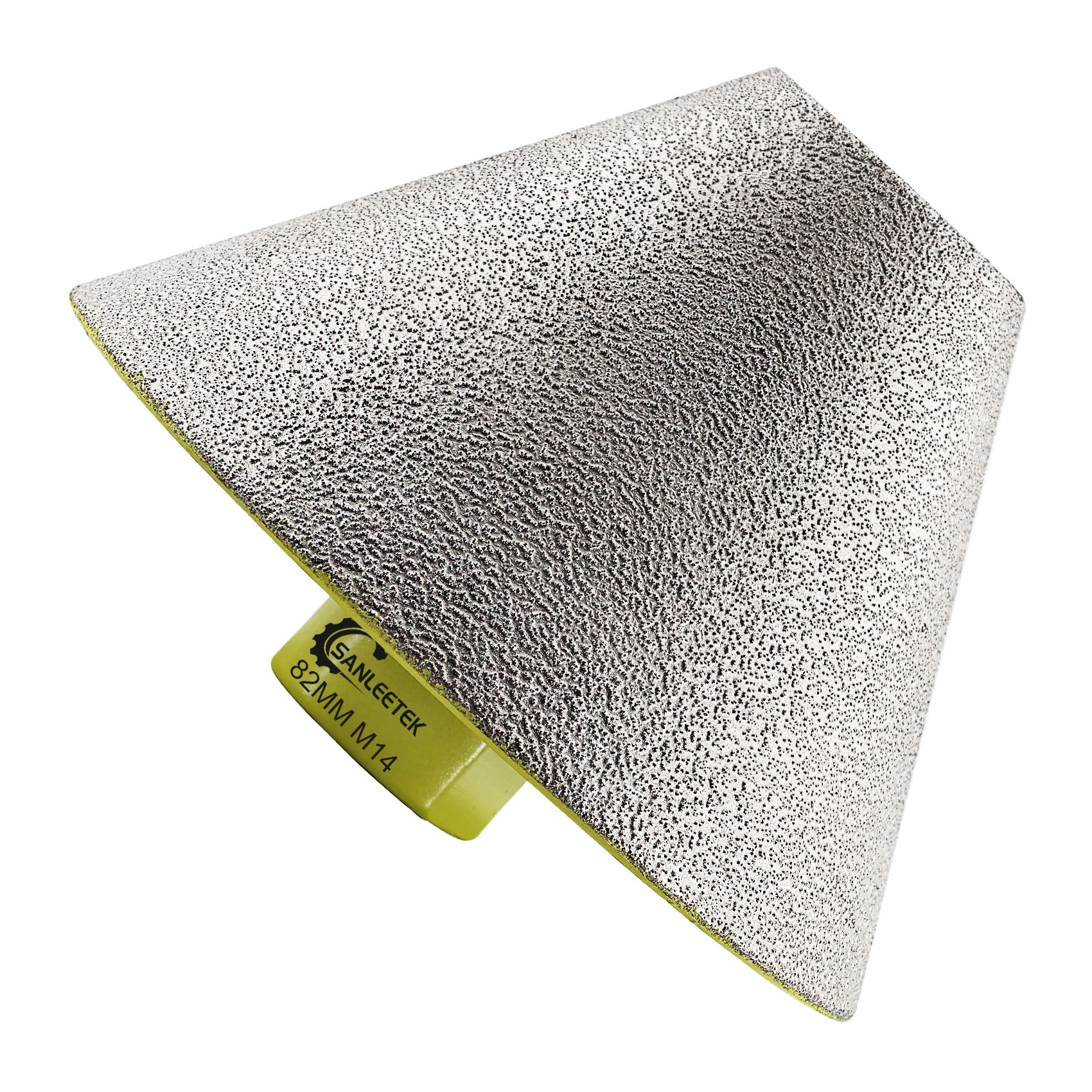 Diamond Beveling Chamfer Bits 82mm SANLEETEK Cone Tile Bits for Shaping Enlarging Grinding Existing Holes in Ceramic Tile Porcelain Marble Granite M14 Thread