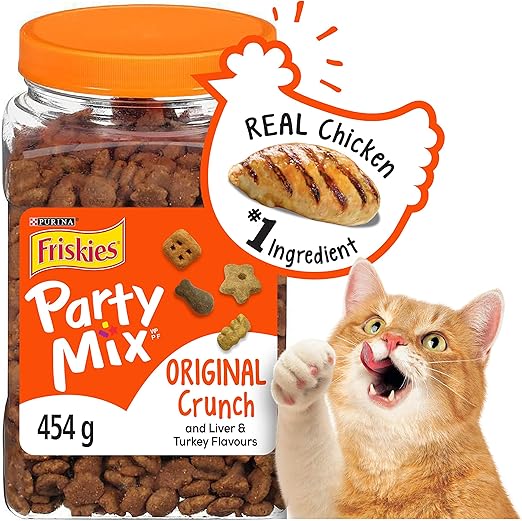 Friskies Party Mix Cat Treats, Original Crunch 454 g Amazon.ca Pet