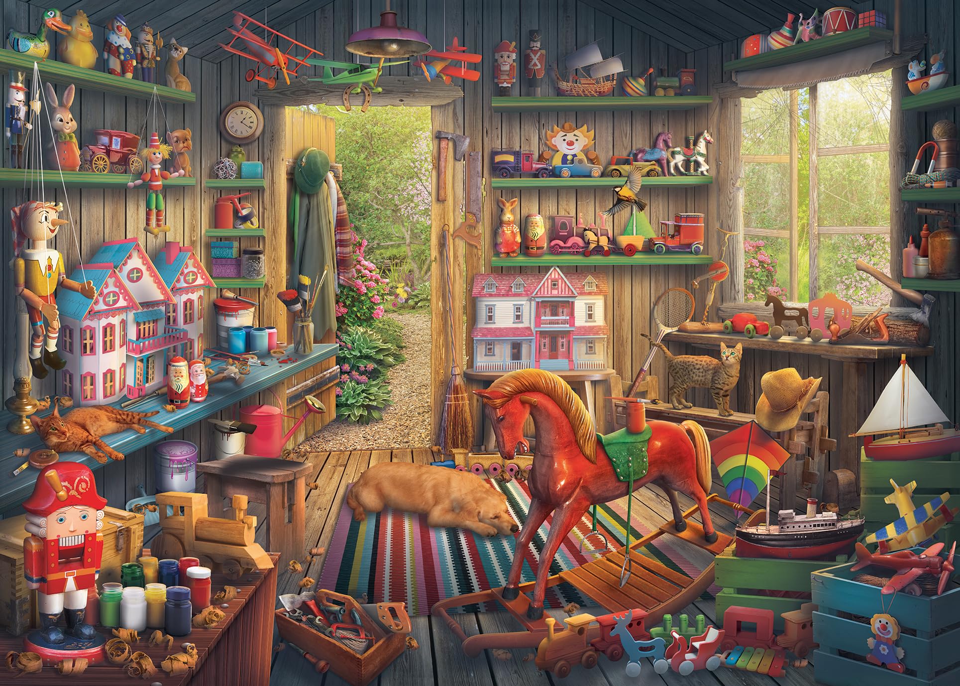 Ravensburger Vintage Nostalgic Toys 1000 Piece Jigsaw Puzzle for Adults & Kids Age 12 Years +