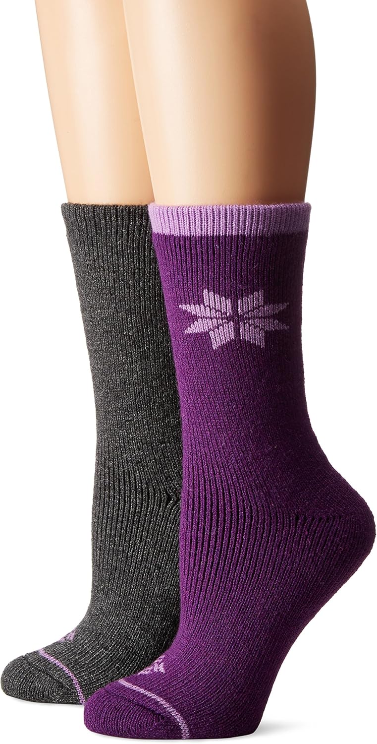 Columbia Women's Boot Sock, Iris, 911 at Amazon Women’s Clothing store